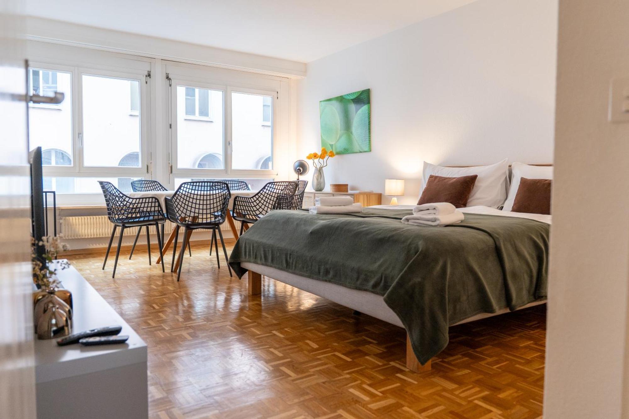 Gemuetliche Grosse Wohnung Naehe Uni Basileia Exterior foto